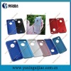 Hot sale!!! Silicone Cases For Iphone 4 with Aluminium Plate in 6 Colors