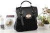 Hot sale fashion lady black handbag 016