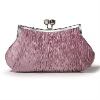 Hot sale fashionable design satin evening bags  029