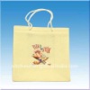 Hot sale gift paper bag with silky handle