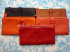 Hot sale high quality 100% leather ladies fashion wallet with different color (WB8119-B)