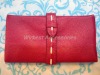 Hot sale high quality 100% leather lady wallets with different color (WB801-P)