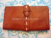 Hot sale high quality 100% leather lady wallets with different color (WB801-R)