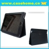 Hot sale!!! lowest price leather case with stand for ipad 2 !!!!!!