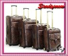 Hot sale pu trolley luggage set