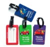 Hot sale soft pvc unique luggage tag