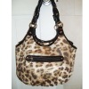Hot sale trendy women handbags with outside pockets