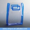 Hot sales clear promotional vinyl bag with handle XYL-G034