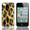 Hot saling high quality factory price leopard hard plastic skin back cover case for iphone 4 4G 4S 4GS mobile phone case