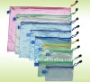 Hot sell PVC mesh document bags