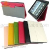 Hot sell stand leather case for ipad 2