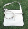 Hot sell women's leather shoulder bags white
