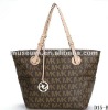 Hot selling Michael Kors brand name designer handbags with monogram material