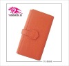 Hot selling fashion unisex wallet made of high quanlity cow leather