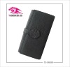 Hot selling fashion unisex wallet made of high quanlity cow leather