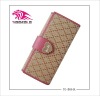 Hot selling high-grade lady wallet made of high quanlity cow leather