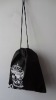 Hot selling non woven plain drawstring bags