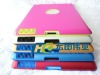 Hot selling with Pretty design Aluminum Back Cover case for iPad2,colors optional