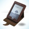 Hot sellling Stylish stand leather case for Amazon Kindle touch