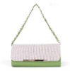 Hot single shoulder green ladies bags