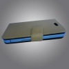 Hotsale Super Slim silicon Anti-slip PU/Leather Case For Iphone 4 4G U3101