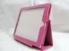 Hotselling PU leather case cover with stand for ipad 2 six colors