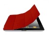 Hotselling red Smart PU leather case cover for ipad 2