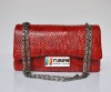 Hottest ,Newest fashion trendy brand sheepskin leather handbag,49112