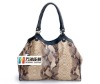 Hottest ,Newest fashion trendy brand women handbag Snake Tote leather bags,211943