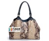 Hottest ,Newest fashion trendy brand women handbag Snake Tote leather bags,211943