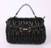 Hottest ,Newest fashion trendy brand women handbag sheepskin leather bags,miu1601A