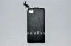 Hottest black leather case for iphone 4 4g 4s