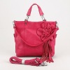 Hottest fashion ladies leather flower bags/handbag/purse,WH1407