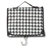 Houndstooth Tri Fold Cosmetic Case