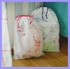 Household fabric non woven drawstring storage bags