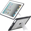 Hybrid Case with Desktop Stand for Apple iPad 2 (Black/Clear)