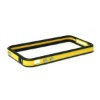 Hybrid PC + Silicone Bumpers for iPhone 4/4S (Black/Yellow)