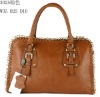 (In stock) 2012 new handbag,full leather,Ladies handbag,Pure leather handbag for women,Chain woven ladies tote bag,3025
