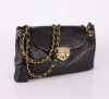 (In stock) 2012 new handbags,cow leather handbag,Handbag lock hasp,shoulder messenger bags,women Chain handbag,037067