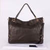 (In stock) 2012 new handbags,full leather handbag,shoulder messenger bags,large handbag,women designer handbags,80017 Dark brown