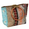Indian Handicrafts Bags | Handcraft Bag With Wooden Ring Handles