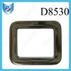Inner 0.8" Nickel Handbag Hardware Flat Square Buckle