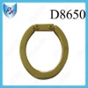 Inner 1/2" Gold Plated Bag Flat  D Ring Buckle
