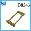 Inner 1.3" Gold Plated Leather Bag Accessories Square Buckle