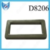 Inner 1" Nickel Plated Bag Square Buckle Ring