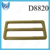 Inner 2" Light Gold Color Bag Alloy Slide Buckle