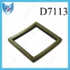 Inner 32mm Brass Plated Square Curving Buckle for Handbag