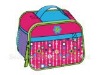 Insulated 600D kids lunch bag with ID pocket