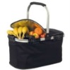 Insulated Lunch box cooler bag with plastic  picnic cooler bag .