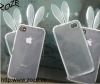 Iphone4 TPU cases most popular rabito case for iphone4